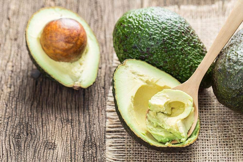 Avocado for a ketogenic diet meal plan and snacks
