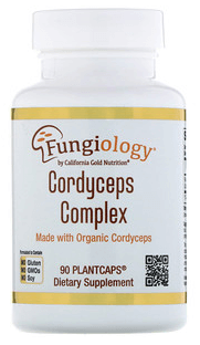 California Gold Nutrition, Fungiology, Cordyceps Complex