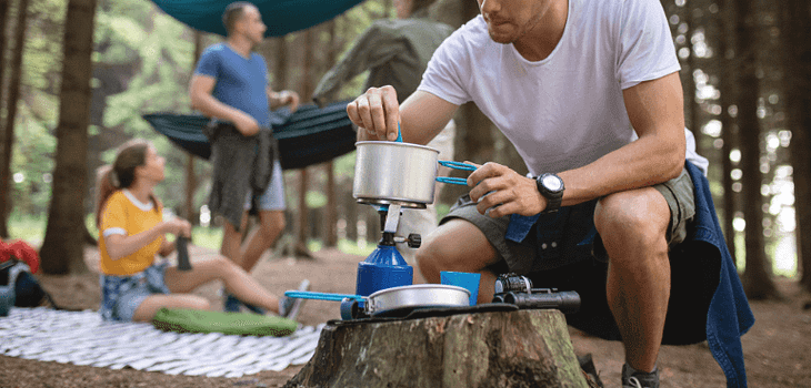 How to make coffee while camping