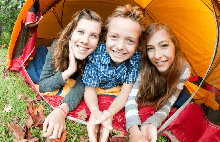 Backpacking for Campfire with Kids